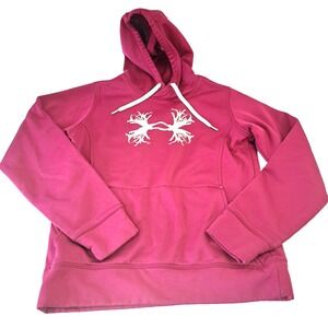 Under Armour Realtree Hoodie Women's M‎ Semi-Fitted Pullover Antlers Hunting